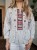 Bluzka z naszywkami, len 100%, boho chick, paski, Zara roz S