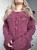 Bordowy sweter / kardigan hand made vintage chic