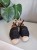 Czarno beżowe espadryle, lekkie, boho