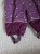 Fioletowy kombinezon zimowy na sanki narty snowboard sporty zimowe 74 cm