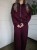 Bordowy dres bluza i spodnie z rozszerzanymi nogawkami wiskoza Polska marka S/M  burgundowy