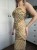 Sukienka z stateczki i koralików retro glamour elegancka kobieca