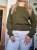 Zielony sweterek NLY TREND r. XS