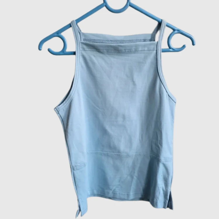 Top sportowy halter baby blue fitness joga pilates siłownia nowy S 36 I.Code