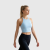 Top sportowy halter baby blue fitness joga pilates siłownia nowy S 36 I.Code