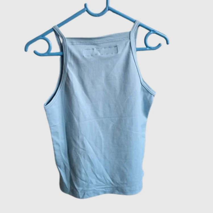 Top sportowy halter baby blue fitness joga pilates siłownia nowy S 36 I.Code