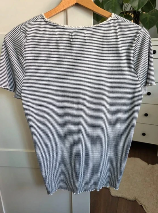 Bluzka damska Holly & Whyte L 40 czarno-białe paski klasyczna