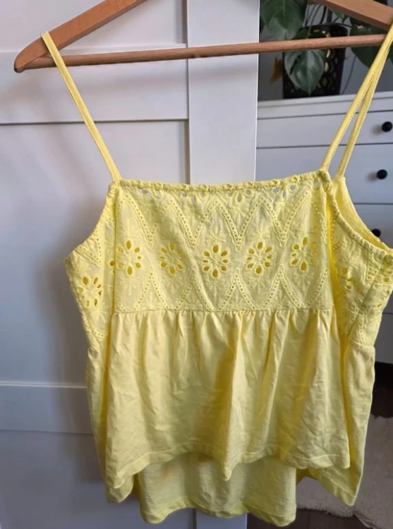 Bluzka damska Promod M 38 żółta bawełniana lekka wiosna lato