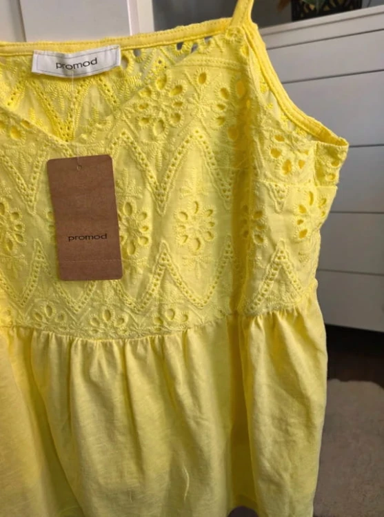 Bluzka damska Promod M 38 żółta bawełniana lekka wiosna lato