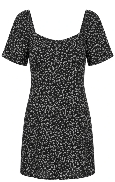 Kombinezon damski Zuiki L 40 czarny w kwiatki nowy z metką lekki, wiona/lato