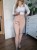 Spodnie beżowe cygaretki eleganckie MISSGUIDED r. 10