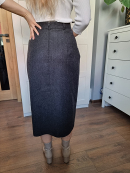 Wool skirt, with pockets