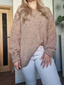 Sweter H&M MOHAIR BLEND r. L