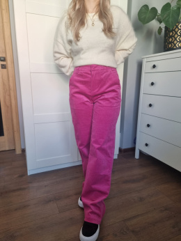 Corduroy trousers pink FRANSA r. 36