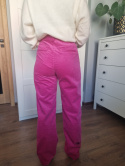 Corduroy trousers pink FRANSA r. 36