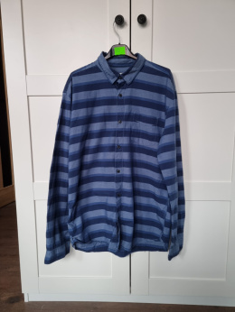 Men's cotton striped shirt size XL