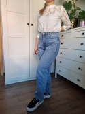 Jasne mum jeans Gina Tricot rozmiar 38