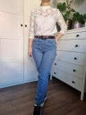 Světle modré mom jeans od H&M