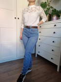 Jasnoniebieskie mum jeans H&M