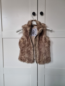 Fur vest for a girl