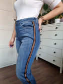 Niebieskie jeansy STRAIGHT, DENIM by TU, r. 8