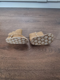 Baby shoes, sheepskin coat