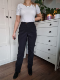 Black trousers, with viscose, BONPRIX Collection, r. 40