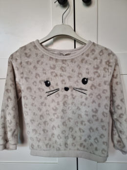 H&M Plush Sweatshirt, 4-6l 110-116