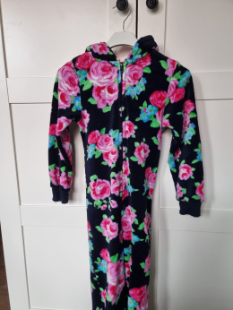 Cozy Fleece Jumpsuit for a Girl (8–9 Years)