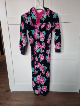 Cozy Fleece Jumpsuit for a Girl (8–9 Years)