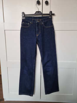 Dark navy jeans for a girl, size 140 cm.