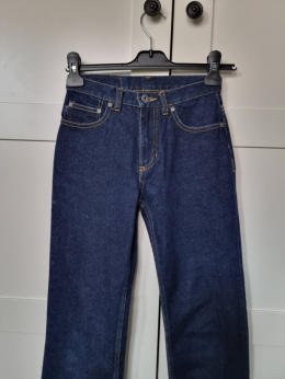 Dark navy jeans for a girl, size 140 cm.