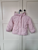 Pink quilted jacket with fleece lining, 92 cm, 2 years.