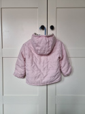 Pink quilted jacket with fleece lining, 92 cm, 2 years.