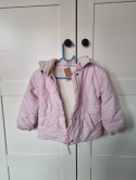 Pink quilted jacket with fleece lining, 92 cm, 2 years.