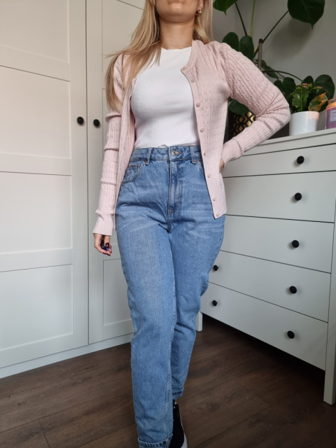 Spodnie jeansowe, MOM, TOPSHOP, r. W28 L32