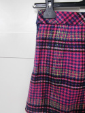 Stylish, warm plaid skirt for girl 8-9 years old