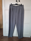 Grey melange elegant trousers, size 46/48