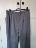 Grey melange elegant trousers, size 46/48