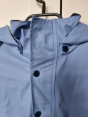 Blue waterproof jacket for 116 cm