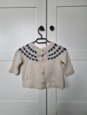 Children's sweater in Scandinavian style, handmade from wool.