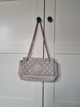 Beige shoulder bag Guess