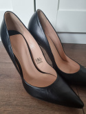 Black high heels Celebrity Vero Cuoio, Italian classic, size 38