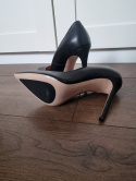 Black high heels Celebrity Vero Cuoio, Italian classic, size 38