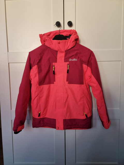 Girls' winter jacket, for skiing, 12 years