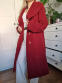 Red coat with wool