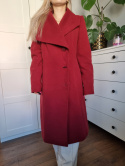 Red coat with wool