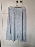 Błękitna spódnica maxi w kwiatuszki, Monki, r. L