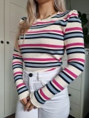 Sweterek /bluzka w paski Zara rozmiar L