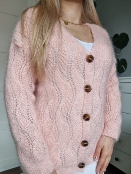 Nadýchaný kardigan, 20% mohér
